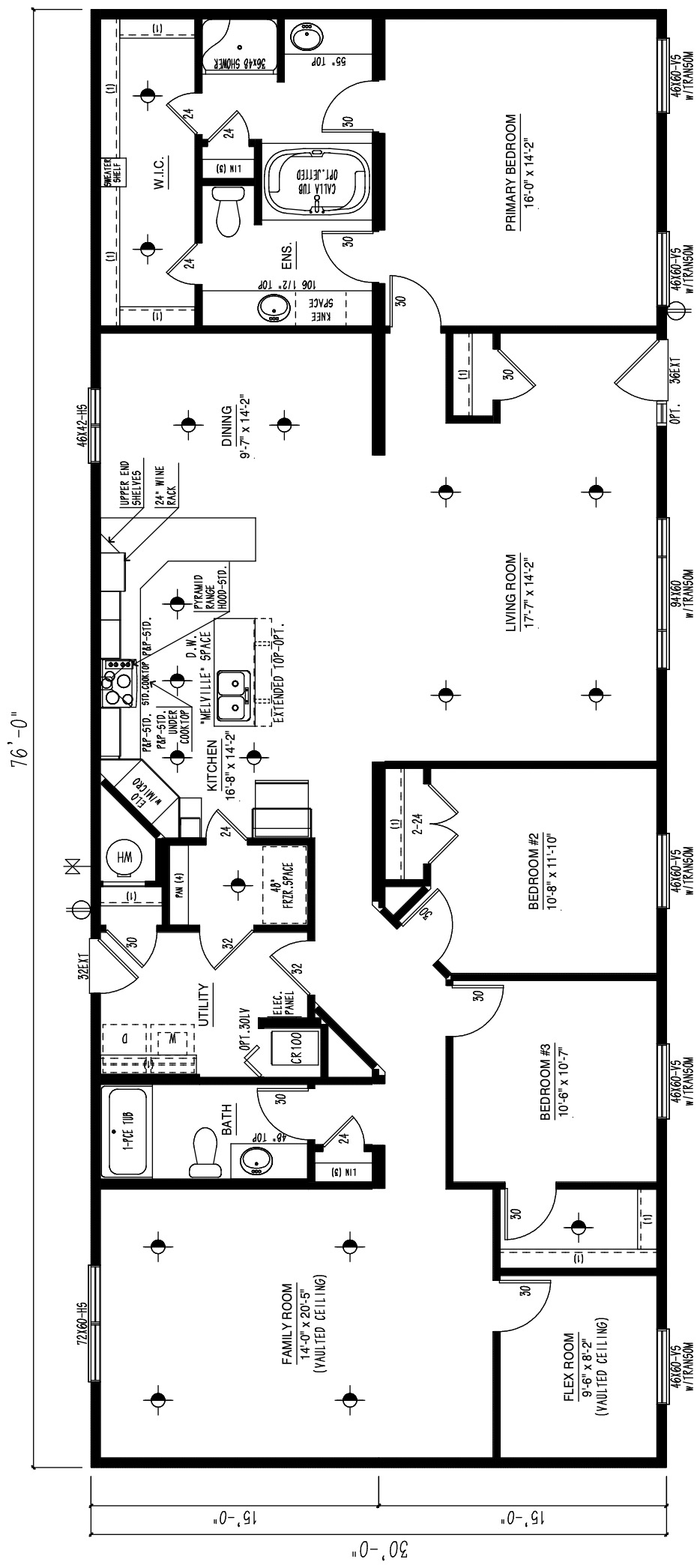 The Canadian - RTM wide modular home floor plan