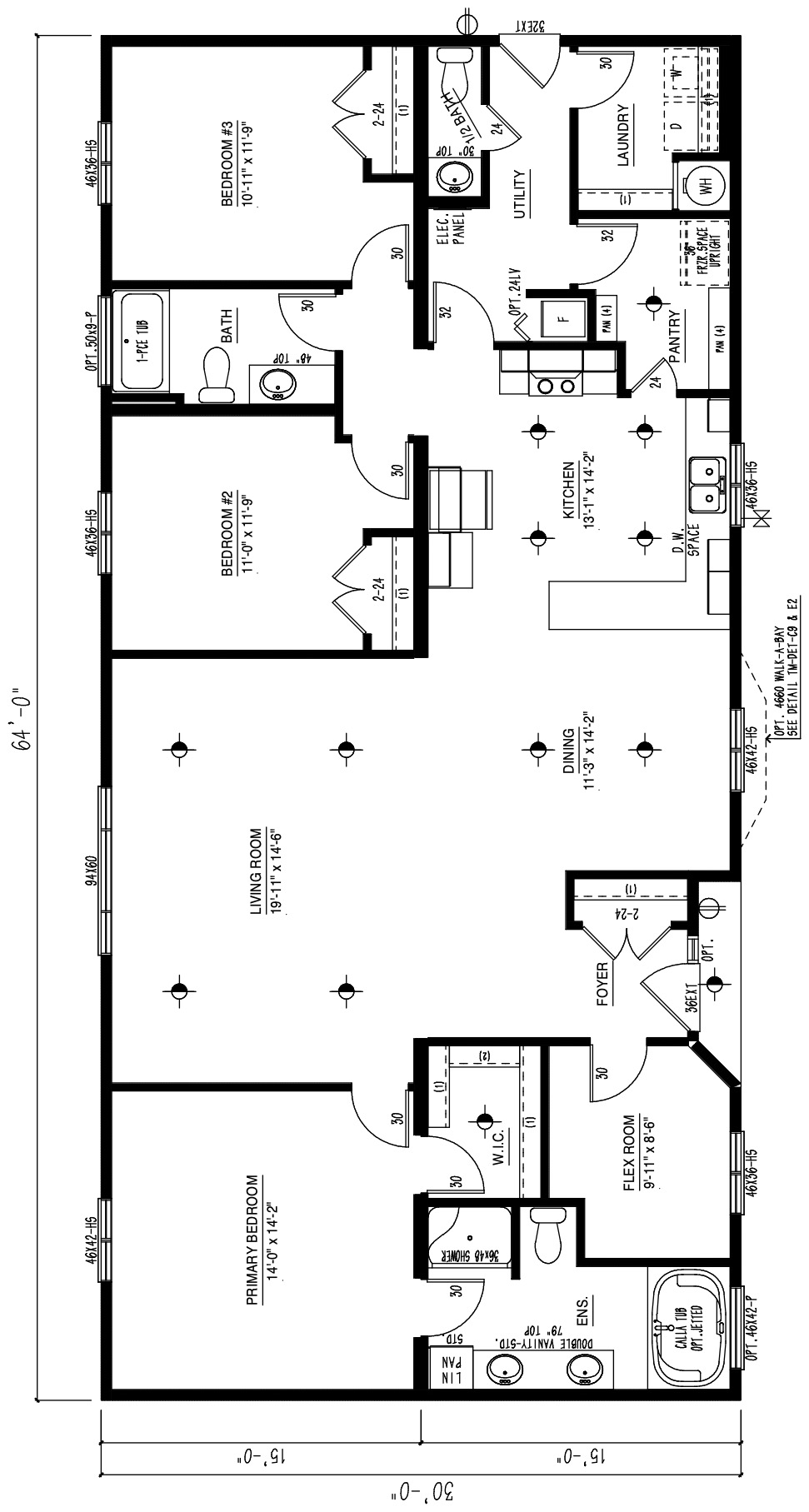 The Chinook - RTM wide modular home floor plan