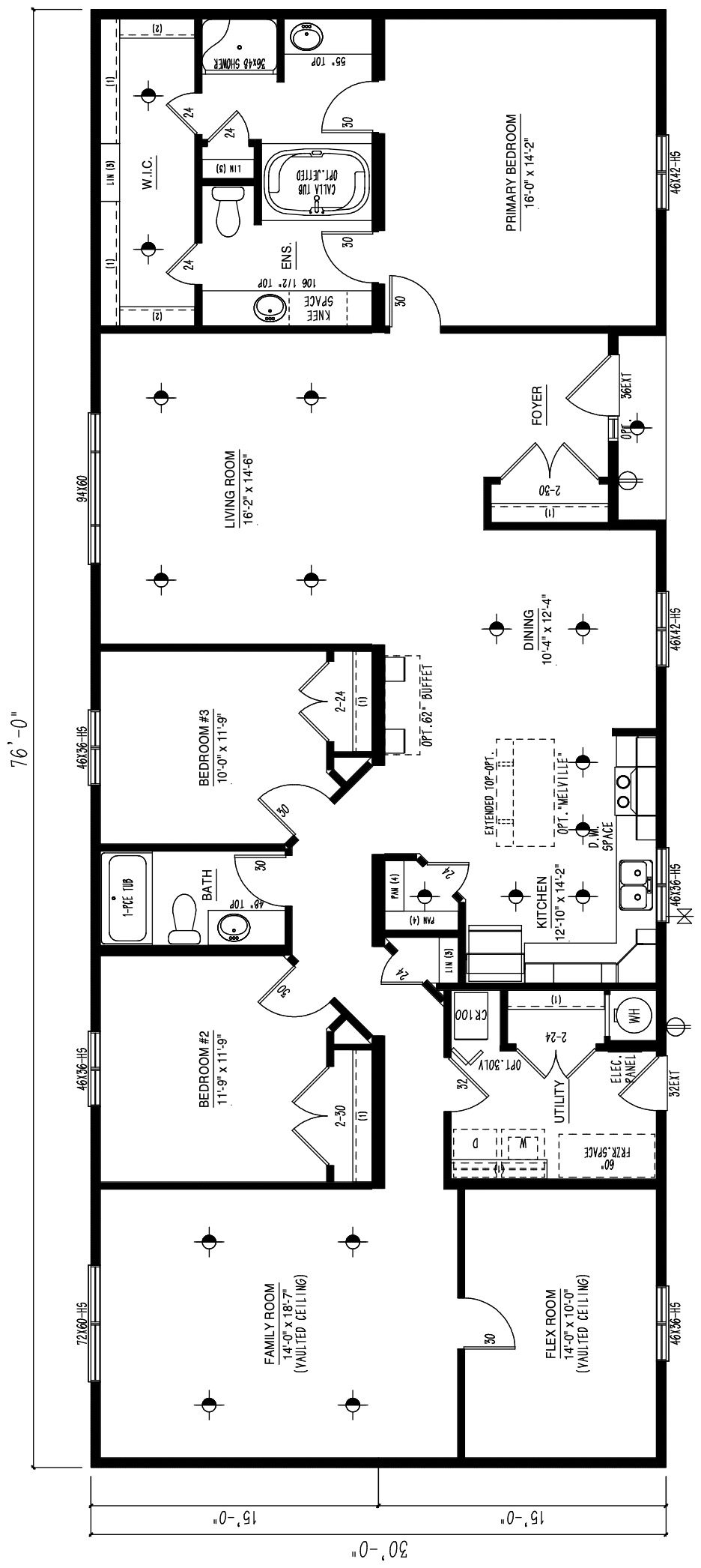 The Cheyenne - RTM wide modular home floor plan