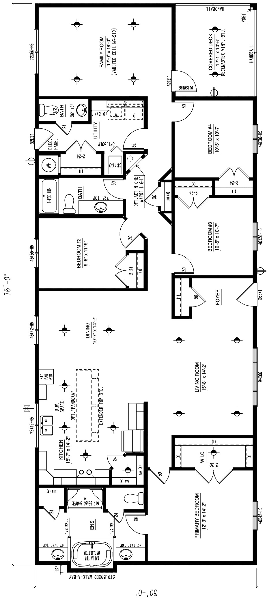 The Grace, Too - RTM wide modular home floor plan