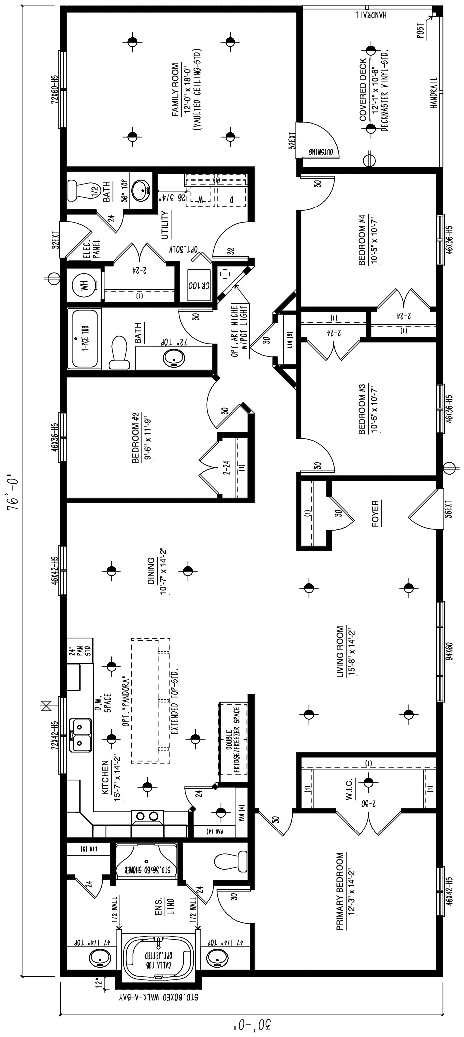 The Grace, Too - RTM wide modular home floor plan